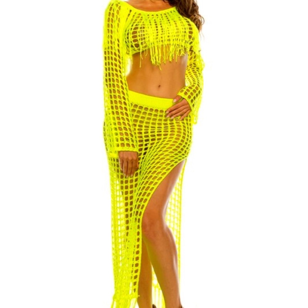 Swimsuit Knitted cover up